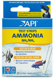 API Ammonia Test Strips NH3 / NH4 for Freshwater and Saltwater Aquariums - 25 count