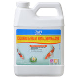 API Pond Chlorine and Heavy Metal Neutralizer Removes Chlorine - 16 oz