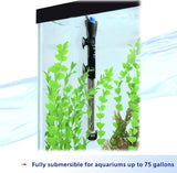Aqueon Submersible Aquarium Heaters Compact Size - 100 watt