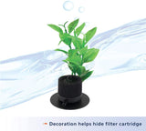 Aqueon Betta Filter with Natural Plant