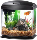 Aqueon LED MiniBow 1 SmartClean Aquarium Kit Black - 1 gallon