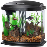 Aqueon LED BettaBow 2.5 SmartClean Aquarium Kit Black - 2.5 gallon