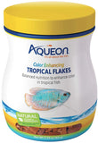 Aqueon Color Enhancing Tropical Flakes Fish Food - 1.02 oz