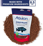 Aqueon Mini Cichlid Food Pellets - 4.5 oz