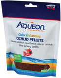 Aqueon Color Enhancing Cichlid Food Mini Pellets - 4.5 oz