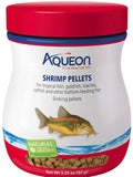 Aqueon Shrimp Pellets Fish Food Sinking Pellets for Tropical Fish and Bottom Feeders - 3.25 oz