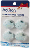 Aqueon 3-Day Fish Food Feeders - 4 count