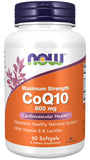 Now Supplements CoQ10, 600 Mg, 60 Softgels