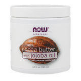 NOW Cocoa Butter with Jojoba Oil 6.5 fl oz