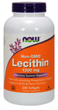 Now Supplements Lecithin 1200 Mg, 200 Softgels
