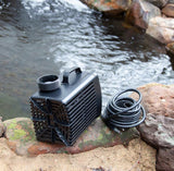Beckett Spaces Places Submersible Auto Shut Off Pond or Waterfall Pump Black - 2100 GPH