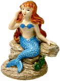 Blue Ribbon Exotic Environments Poised Mermaid Aquarium Ornament