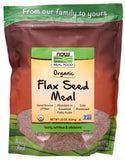 Now Natural Foods Flax Seed Meal Organic, 2.2 oz