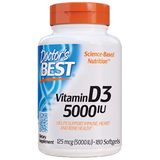 Doctor's Best Vitamin D3 5000 IU 180 softgels