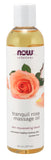 Now Solutions Tranquil Rose Massage Oil, 8 fl. oz.
