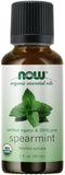 Now Essential Oils Spearmint Oil Organic, 1 fl. oz.