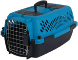 Aspen Pet Fashion Pet Porter Kennel Breeze Blue and Black - Small