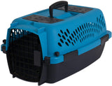 Aspen Pet Fashion Pet Porter Kennel Breeze Blue and Black - Small