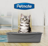 Petmate Cat Litter Pan Gray - Small