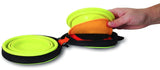 Petmate Silicone Travel Duo Bowl Green - Small