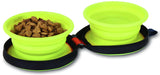 Petmate Silicone Travel Duo Bowl Green - Small