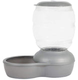 Petmate Replendish Pet Feeder with Microban Pearl Silver Gray - Small