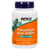 Now Supplements Potassium Plus Iodine, 180 Tablets