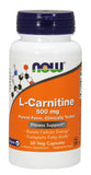 Now Supplements L-Carnitine 500 Mg, 60 Veg Capsules