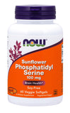 Now Supplements Sunflower Phosphatidyl Serine 100 Mg, 60 Veggie Softgels