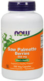 Now Supplements Saw Palmetto Berries 550 Mg, 250 Capsules