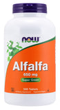 Now Supplements Alfalfa 650 Mg, 500 Tablets