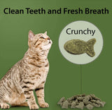 Emerald Pet Feline Dental Treats Catnip Flavor - 3 oz
