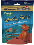 Emerald Pet Wholly Fish! Digestive Health Cat Treats Salmon Recipe - 3 oz