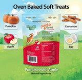 Emerald Pet Pumpkin Harvest Oven Baked Dog Treats with Apple - 6 oz