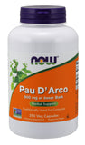 Now Supplements Pau D' Arco, 500 Mg, 250 Veg Capsules