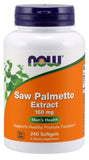 Now Supplements Saw Palmetto Extract 160 Mg, 240 Softgels