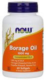 Now Supplements Borage Oil 1000 Mg, 60 Softgels