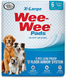 Four Paws X-Large Wee Wee Pads for Dogs - 6 count