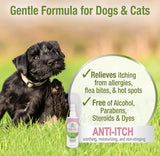Four Paws Pet Aid Medicated Anti-Itch Spray - 8 oz