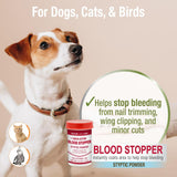 Four Paws Quick Blood Stopper Antiseptic Styptic Powder - 0.5 oz