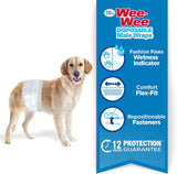 Four Paws Wee Wee Disposable Male Dog Wraps Medium/Large - 12 count
