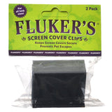 Flukers Screen Cover Clips for All Tank Sizes - 2 count