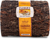 Flukers Critter Cavern Half-Log for Reptiles and Small Animals - Medium