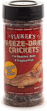 Flukers Freeze-Dried Crickets Gut Loaded with Calcium for Reptiles, Birds and Tropical Fish - 1.2 oz