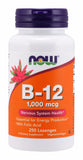 Now Supplements Vitamin B-12, 1000 Mcg, 250 Lozenges