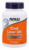 Now Supplements Cod Liver Oil Extra Strength 1000 Mg, 90 Softgels