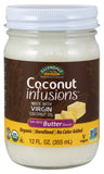 NOW Natural Foods Coconut Infusions Non-Dairy Butter Flavor, Organic 12 fl. oz.