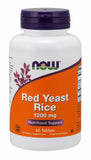 Now Supplements Red Yeast Rice 1200 Mg, 60 Tablets