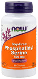 Now Supplements Phosphatidyl Serine 150 Mg, 60 Tablets