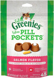 Greenies Feline Pill Pockets Cat Treats Salmon Flavor - 45 count